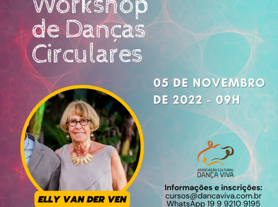 Workshop de Danças Circulares com Elly Van der Ven